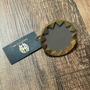 House of Harlow Leather Sunburst Ring Size 5